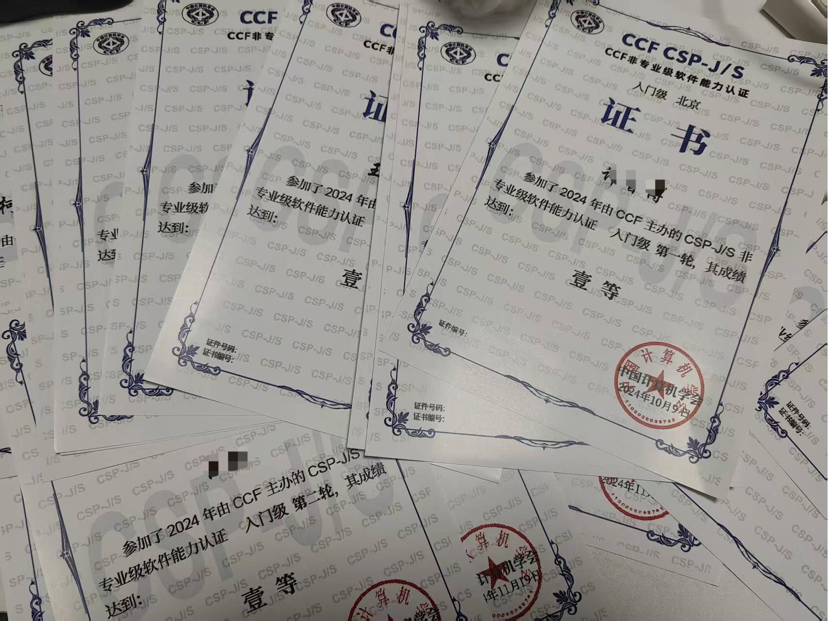 获奖证书1